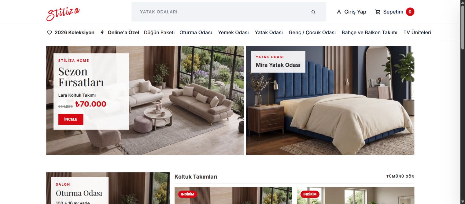 Stiliza Home web sitesi